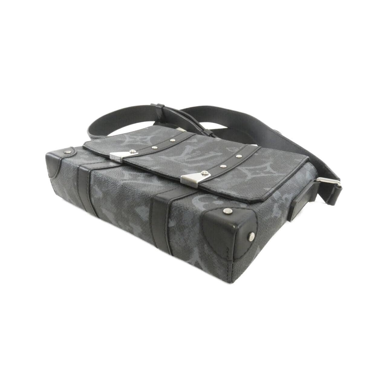 ルイヴィトン モノグラム パステル ノワール トランク メッセンジャー M57271 ショルダーバッグ