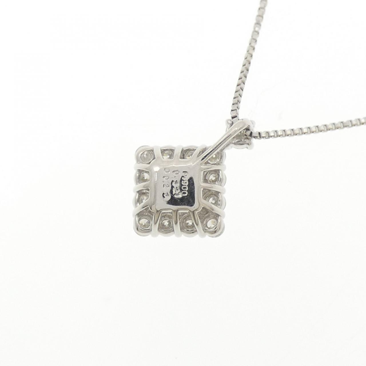 PT900/PT850 ダイヤモンド ネックレス 0.321CT G VVS1ファンシーカット