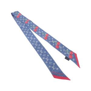 【未使用品】ルイヴィトン　モノグラム　チェリー（ＬＶ　ｘ　ＴＭ）　バンドーＢＢ　Ｍ９６３９０　スカーフ