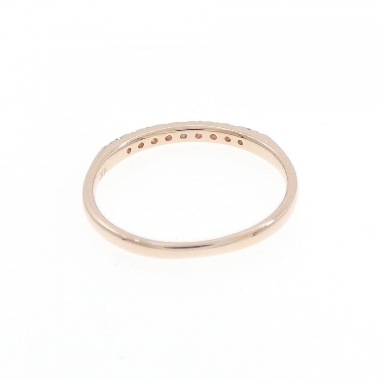 K10PG ダイヤモンド ピンキーリング