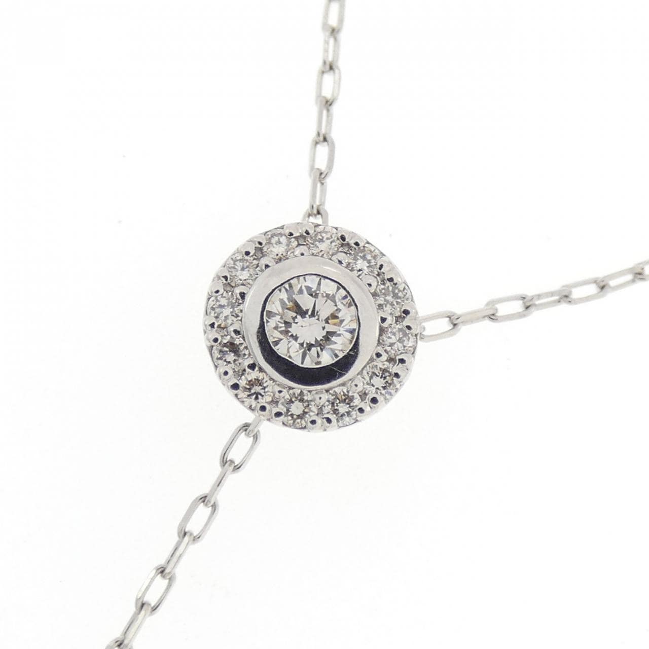 PT900/PT850 ダイヤモンド ネックレス 0.21CT