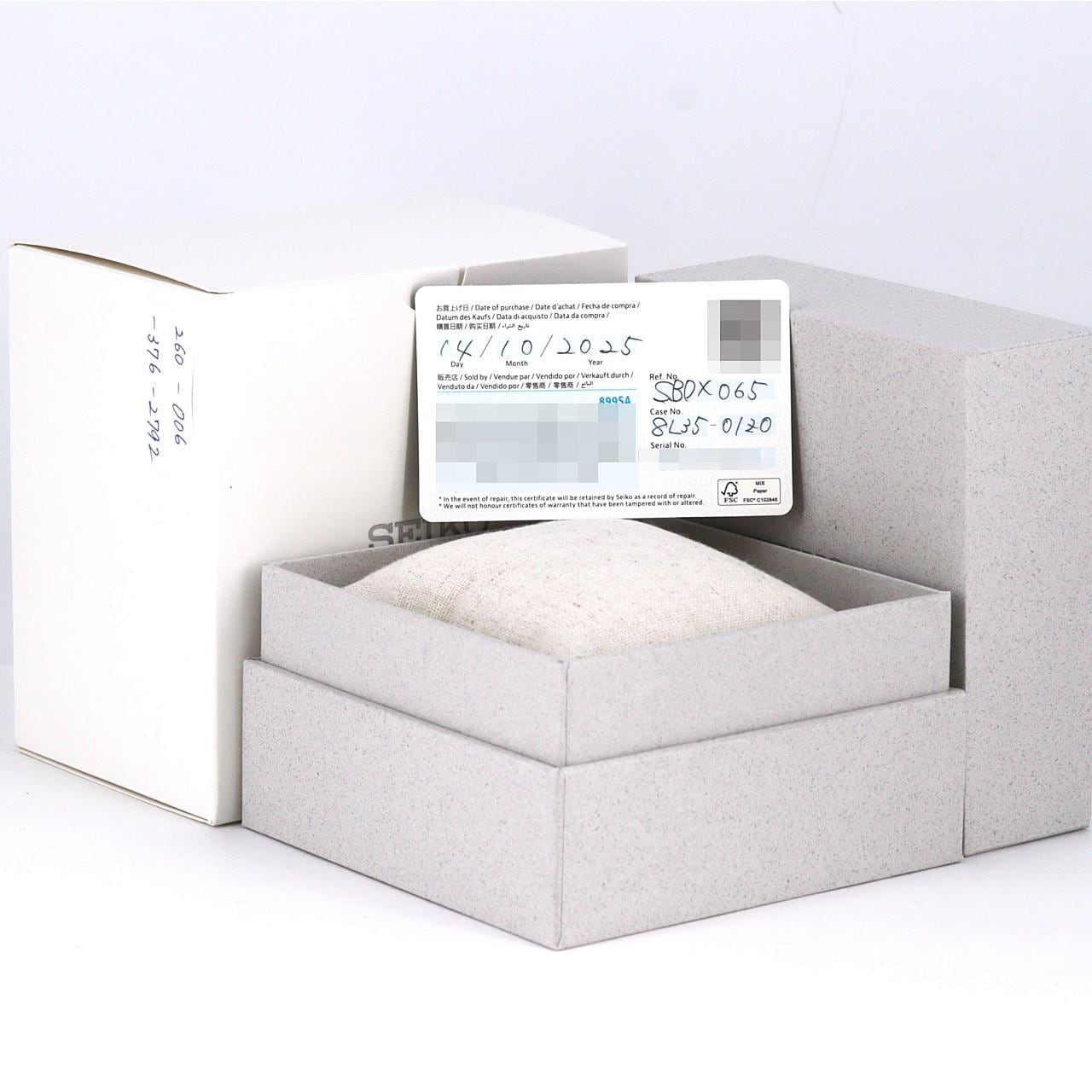 セイコー マリンマスター 8L35-01Z0/SBDX065 SS 自動巻