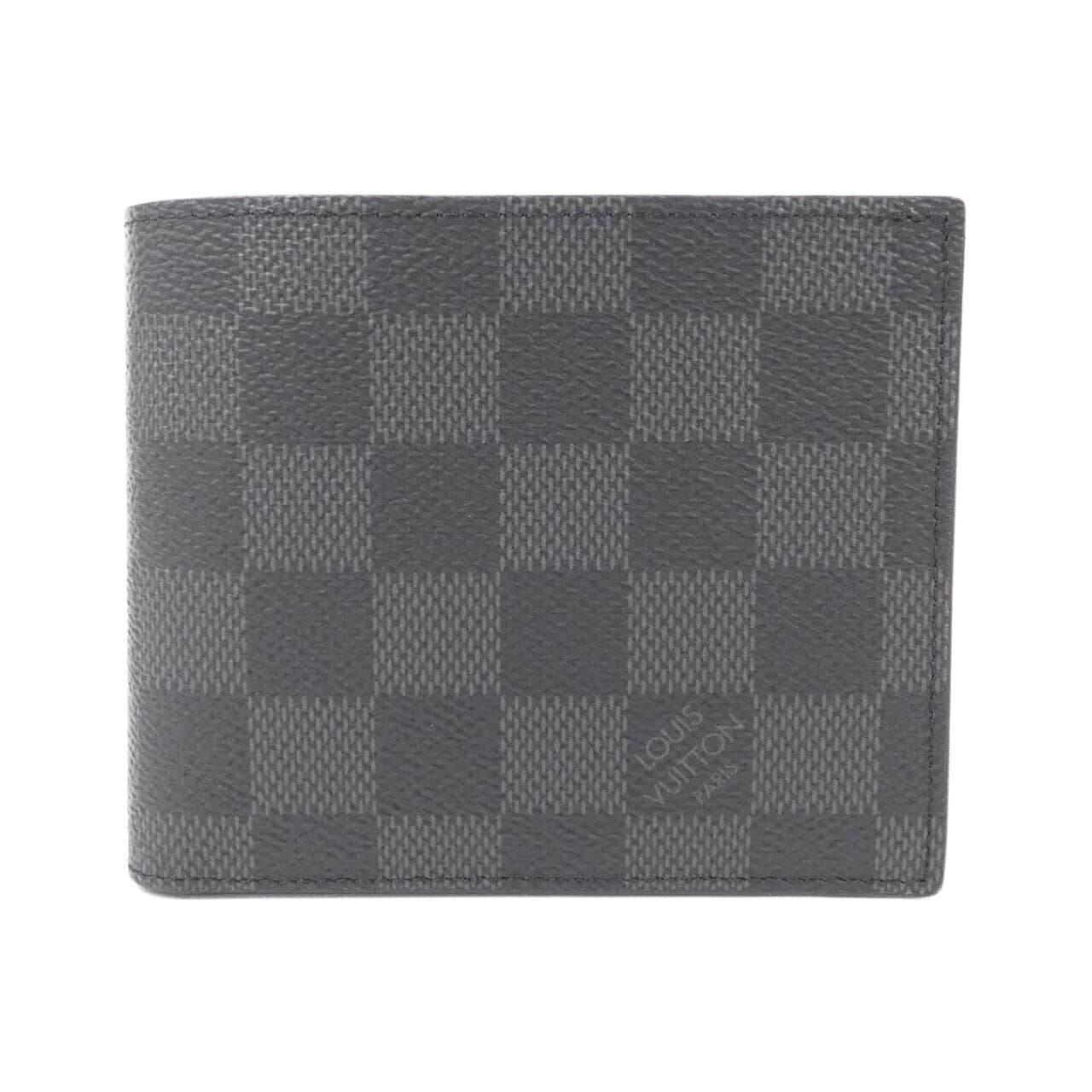 LOUIS VUITTON Damier 石墨 Portefeuille Marco N63336 錢包