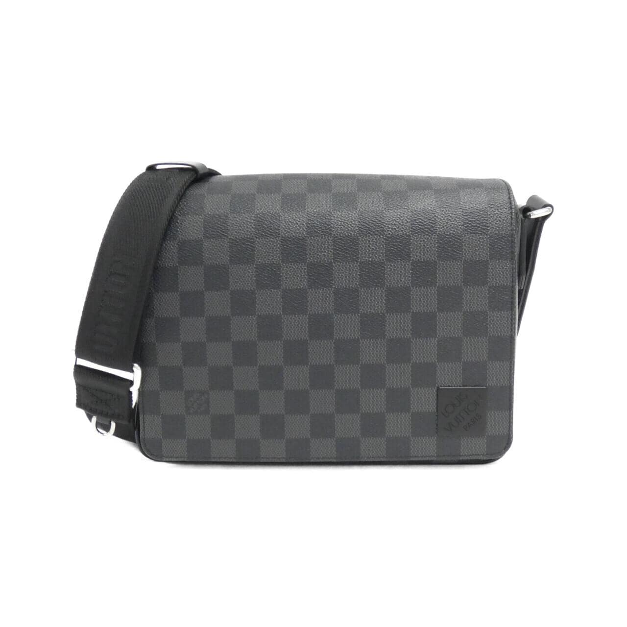 LOUIS VUITTON Damier Graphite District PM N42710 Shoulder Bag