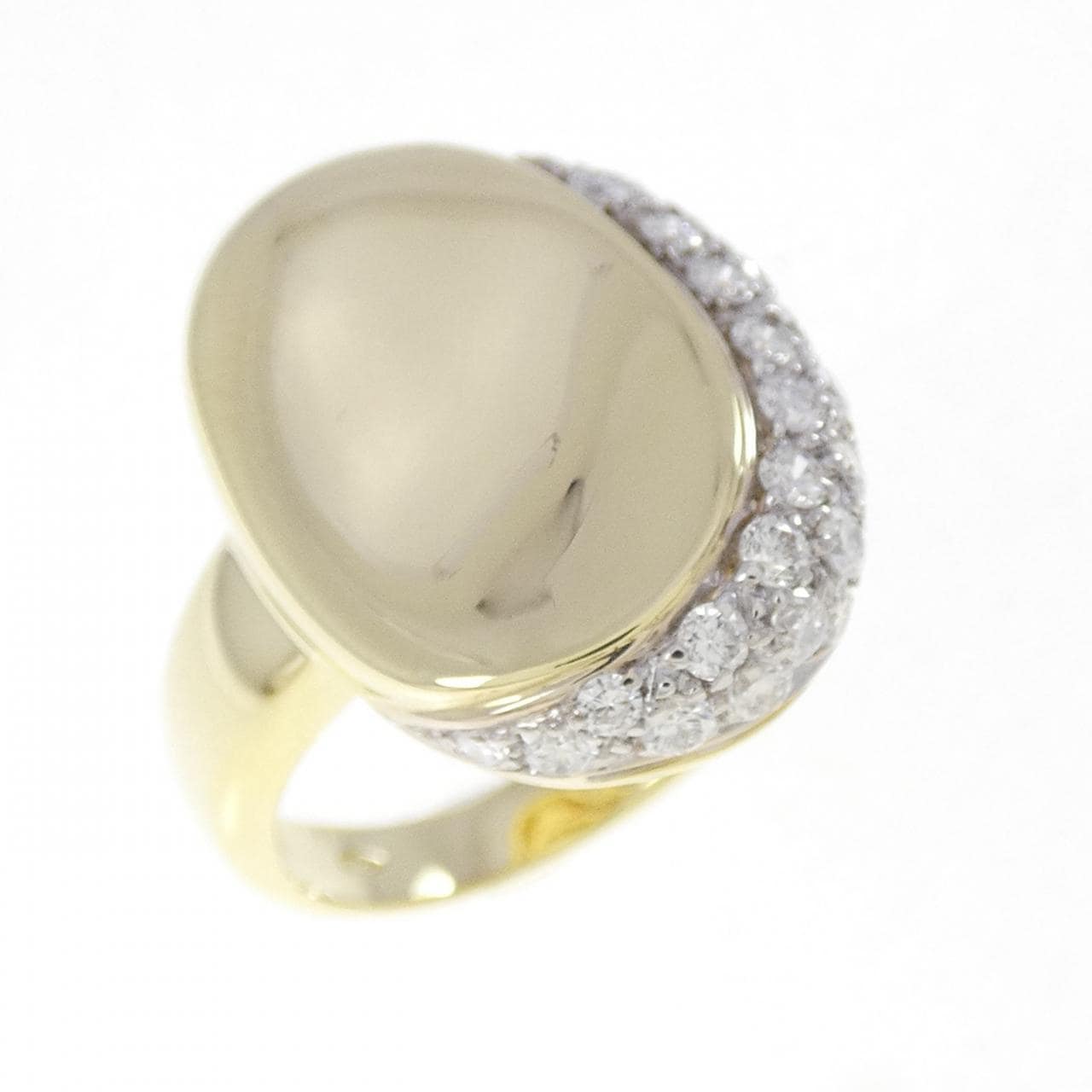 750YG/750WG ダイヤモンド リング 0.77CT