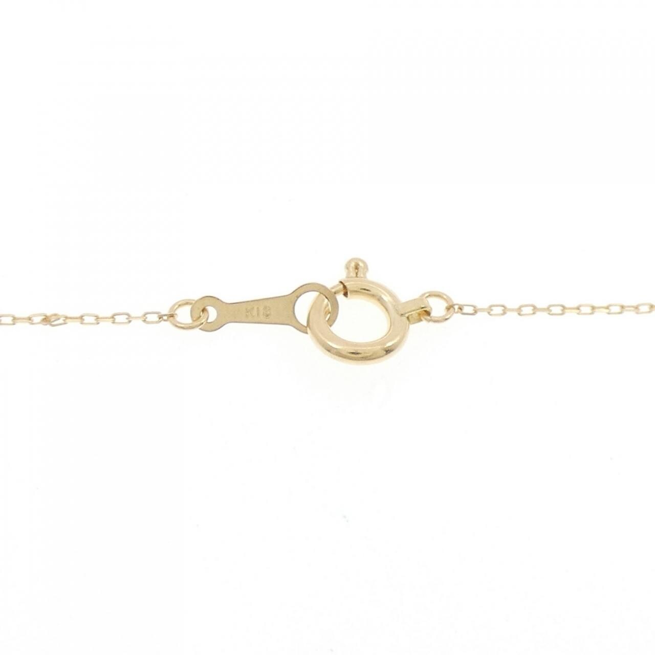 [BRAND NEW] K18YG Flower Necklace