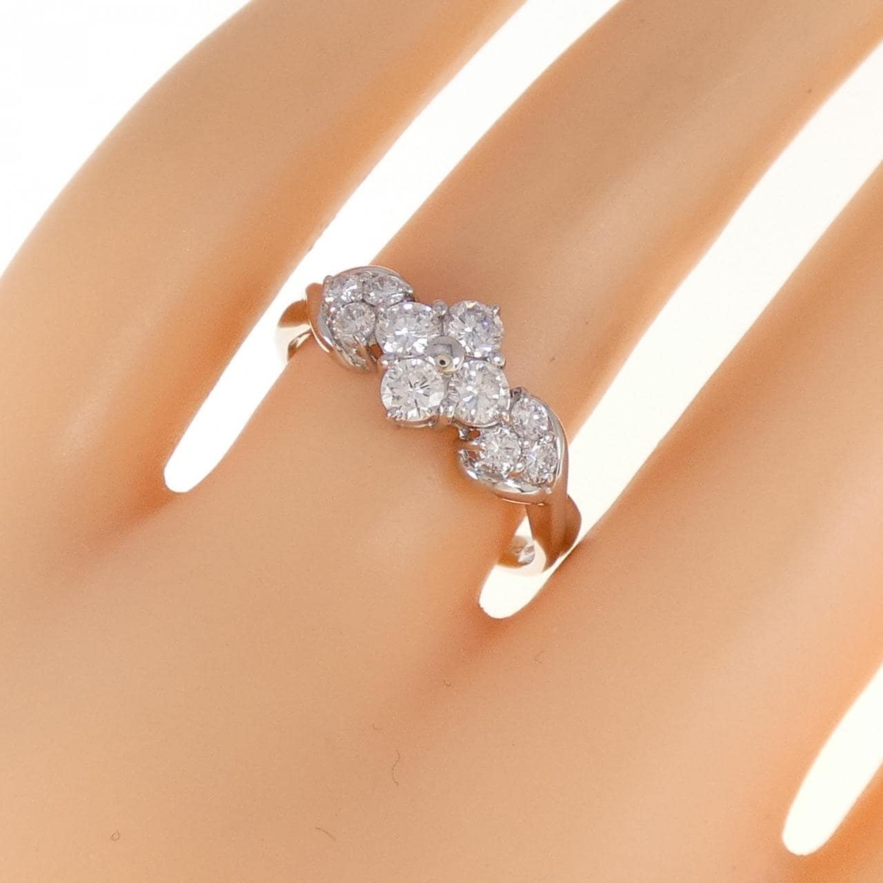 PT900 ダイヤモンド リング 0.74CT