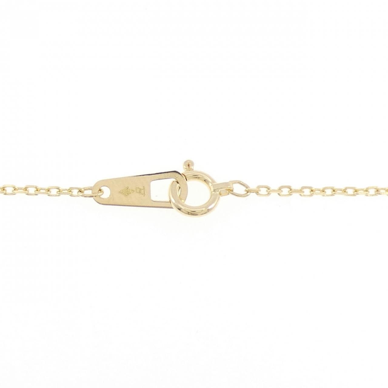 750YG/750WG/K18 サファイヤ ネックレス