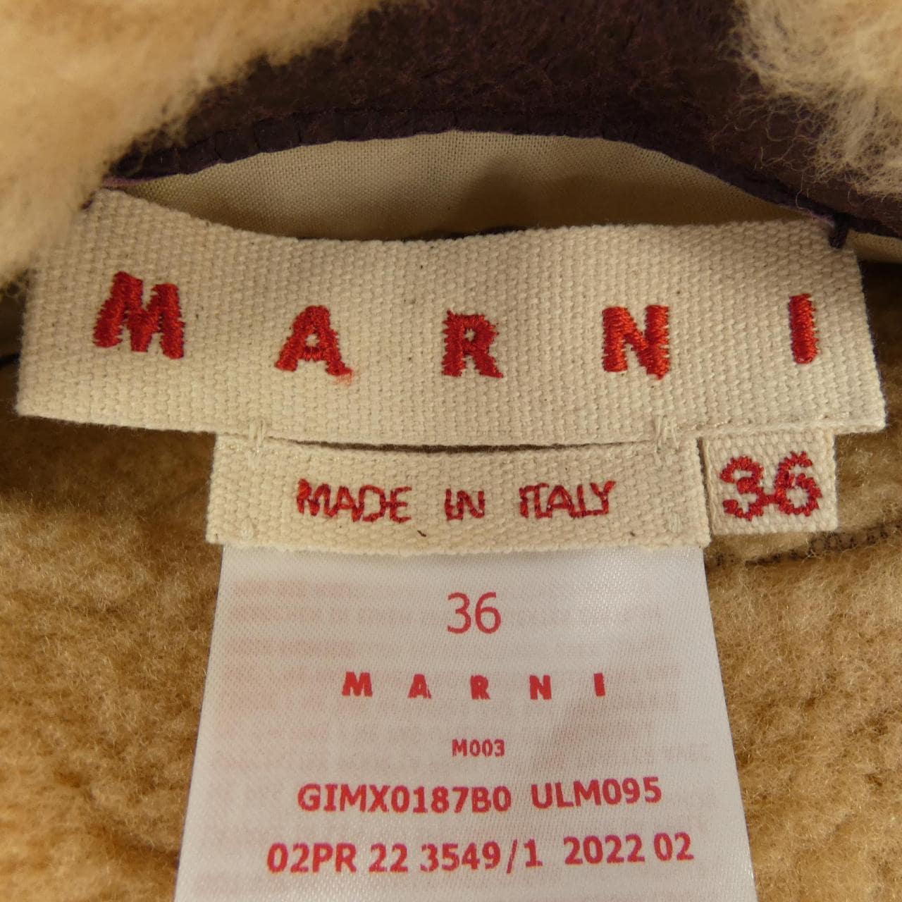 マルニ MARNI GIMX0187B0 ムートンジャケット