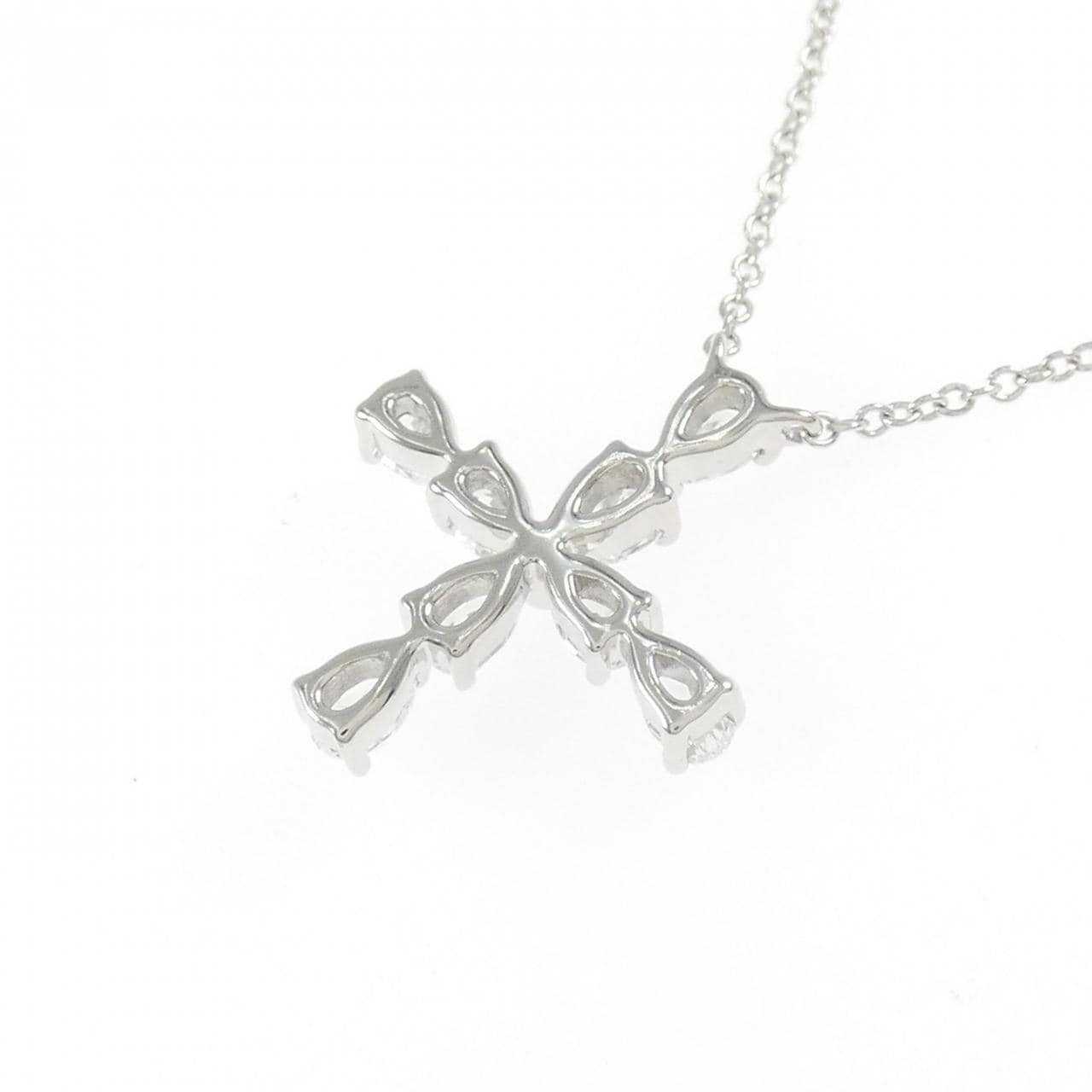 HARRY WINSTON梨形迷你十字架項鍊