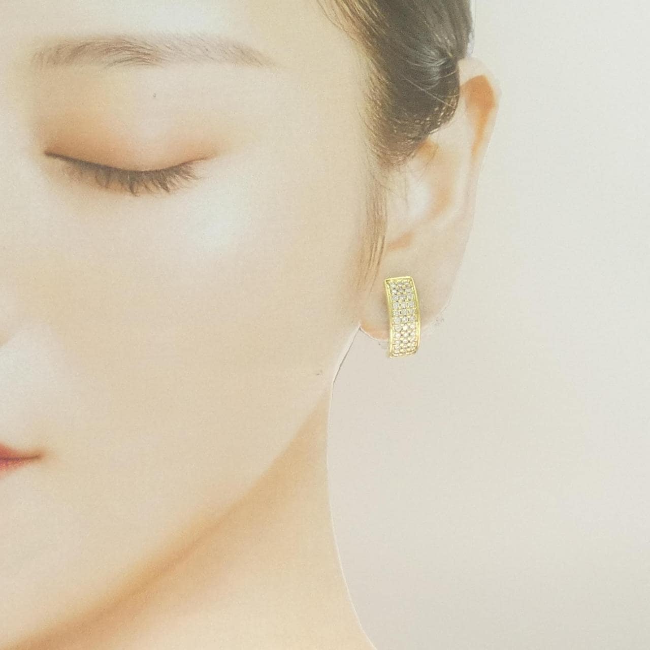 K18YG ダイヤモンド ピアス/イヤリング 1.00CT