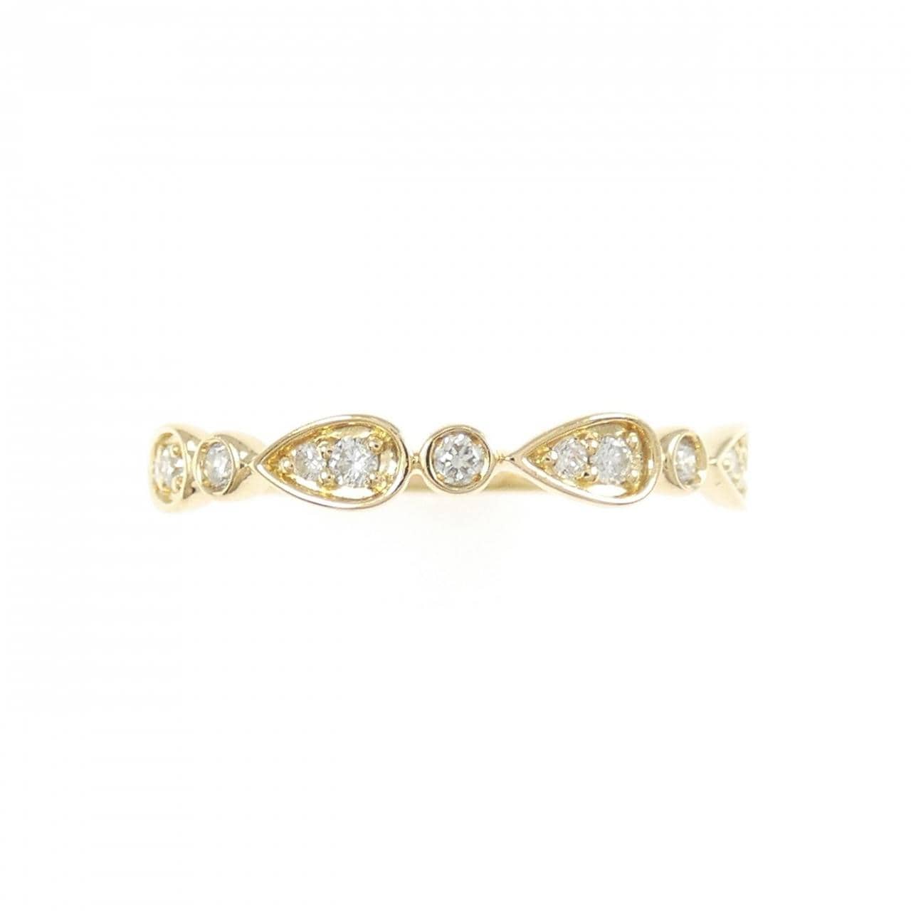 K18YG ダイヤモンド リング 0.13CT