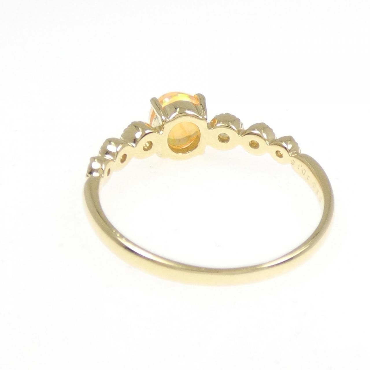 K18YG オパール リング 0.58CT