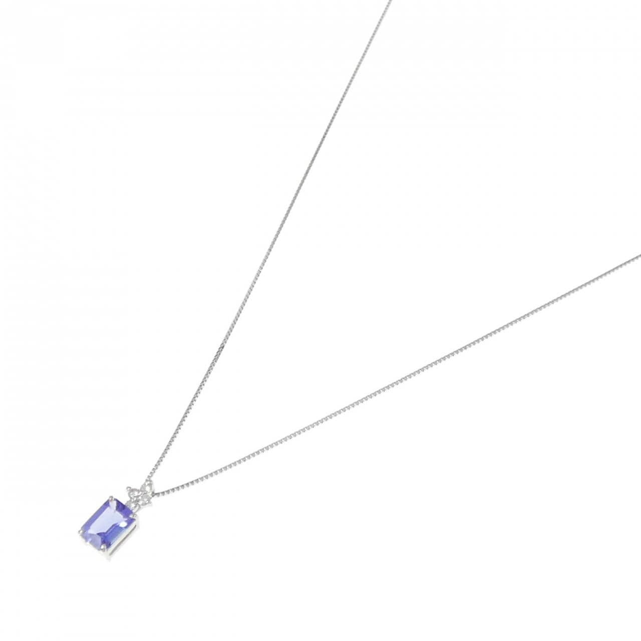 【リメイク】PT タンザナイト ネックレス 0.85CT