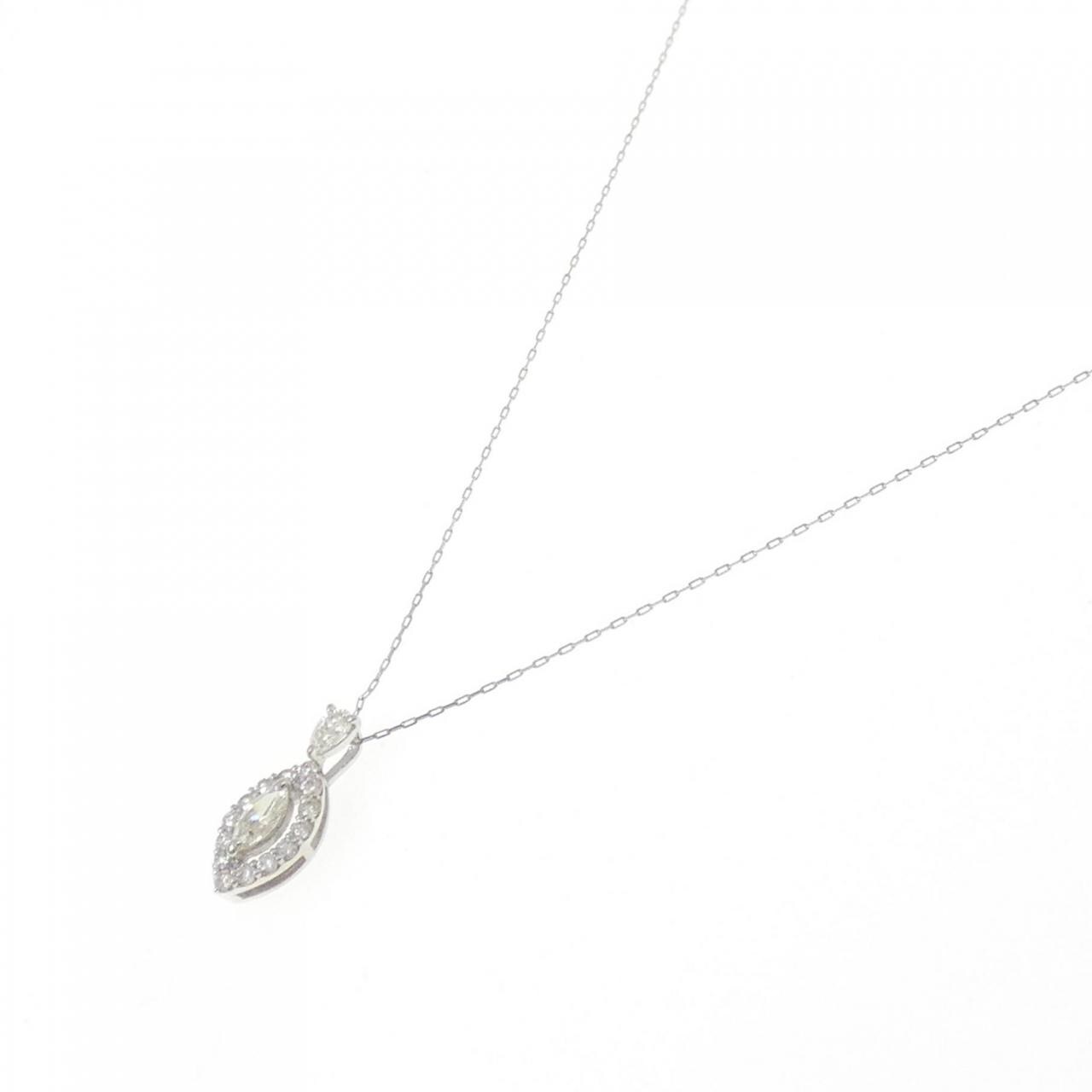 [新品] PT900/PT850钻石项链 0.35CT