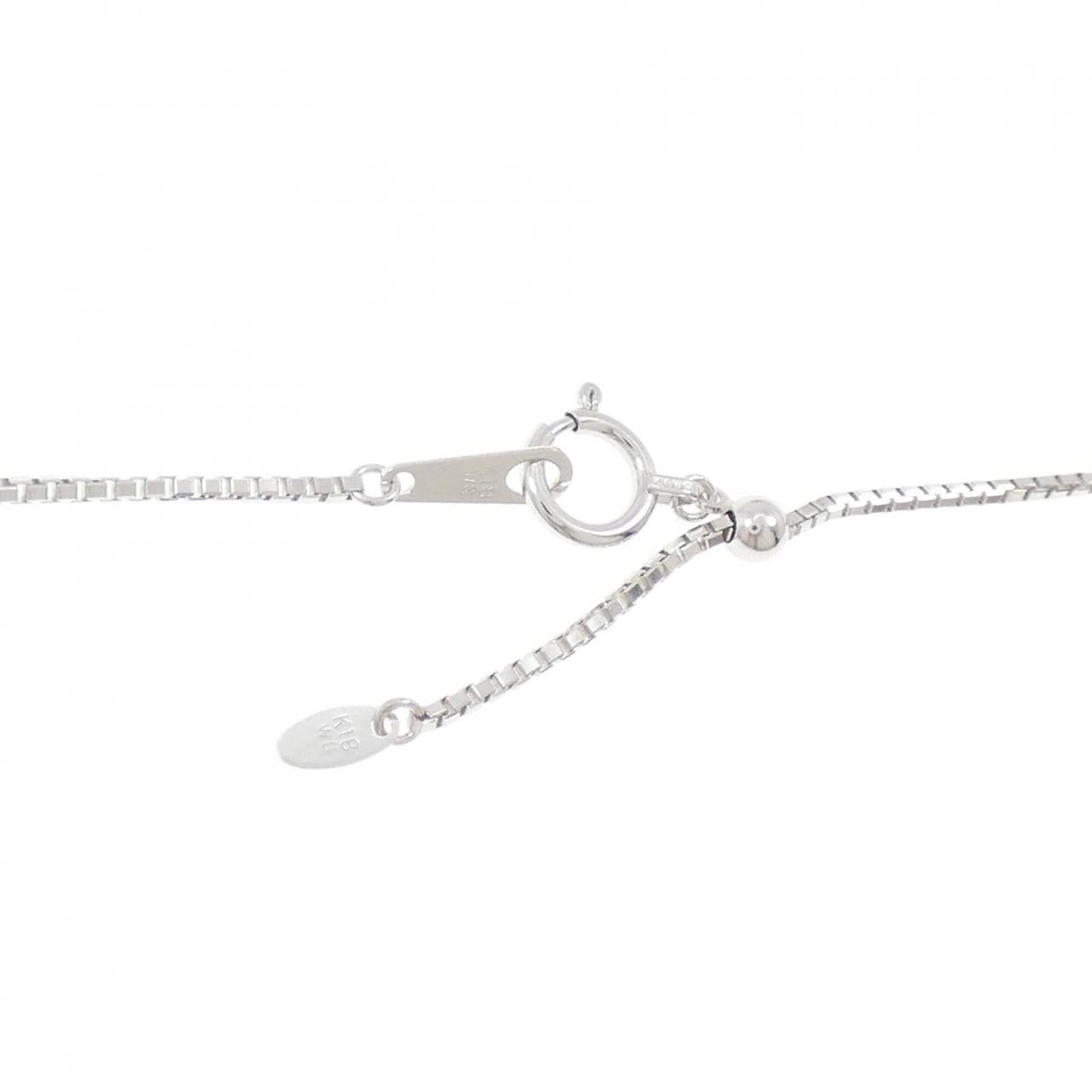 K18WG/K18YG ダイヤモンド ネックレス 1.09CT