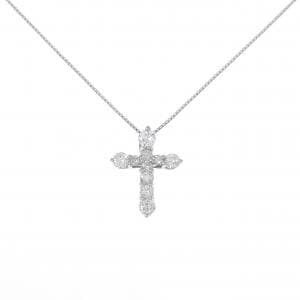 PT900/PT850 クロス ダイヤモンド ネックレス 0.50CT