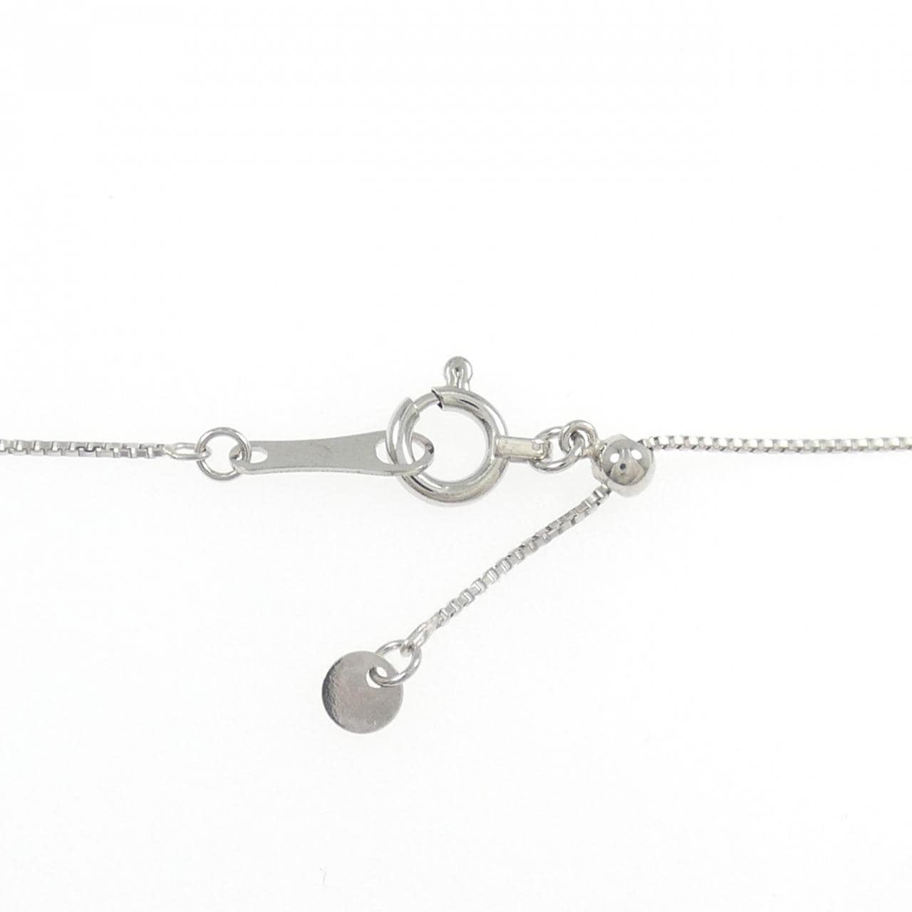 PT900/PT850 ソリティア ダイヤモンド ネックレス 0.30CT