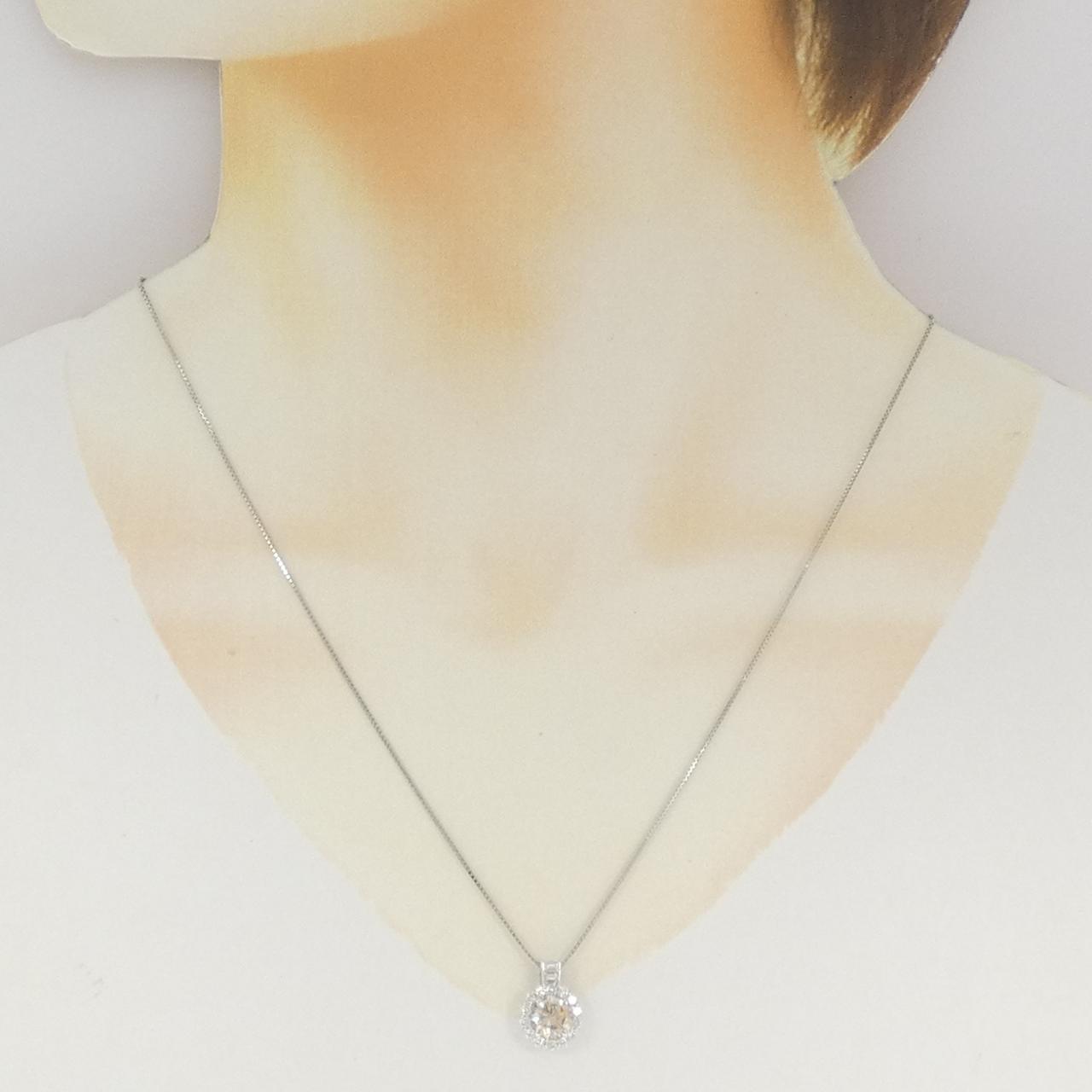 PT900/PT850 ダイヤモンド ネックレス 1.131CT
