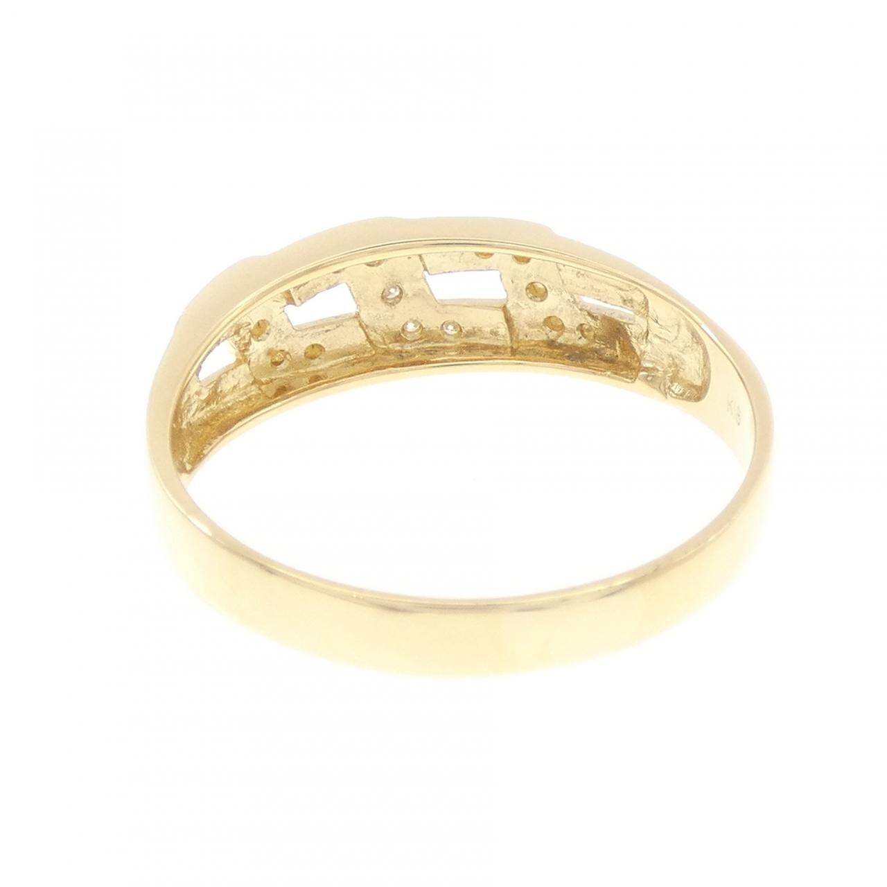 【新品】K18YG ダイヤモンド リング 0.03CT
