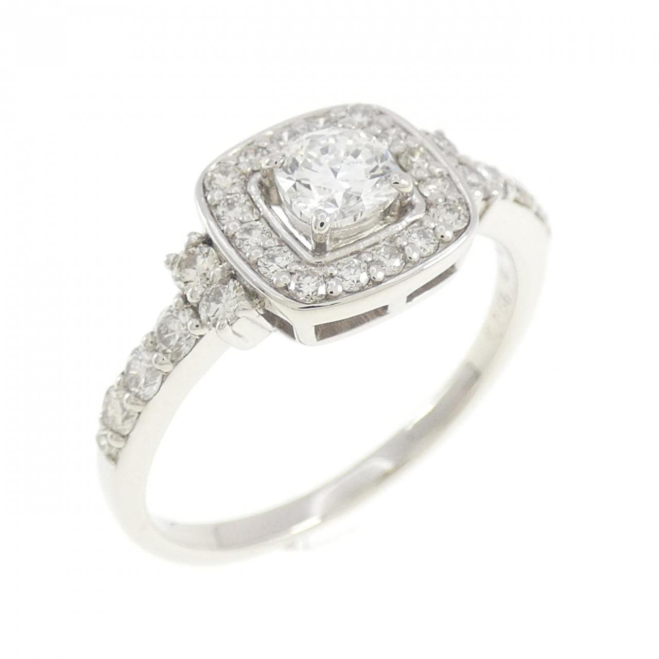 PT900 ダイヤモンド リング 0.355CT F VS1 ファンシーカット