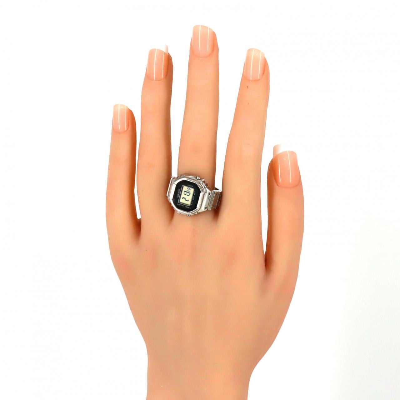 カシオ リングウォッチ CRW-001-1JR SS クォーツ