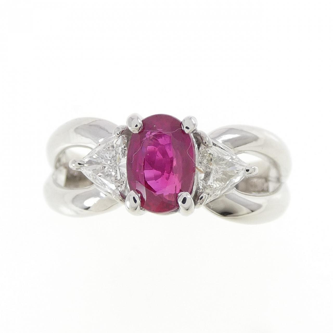 PT900 ルビー リング 1.05CT