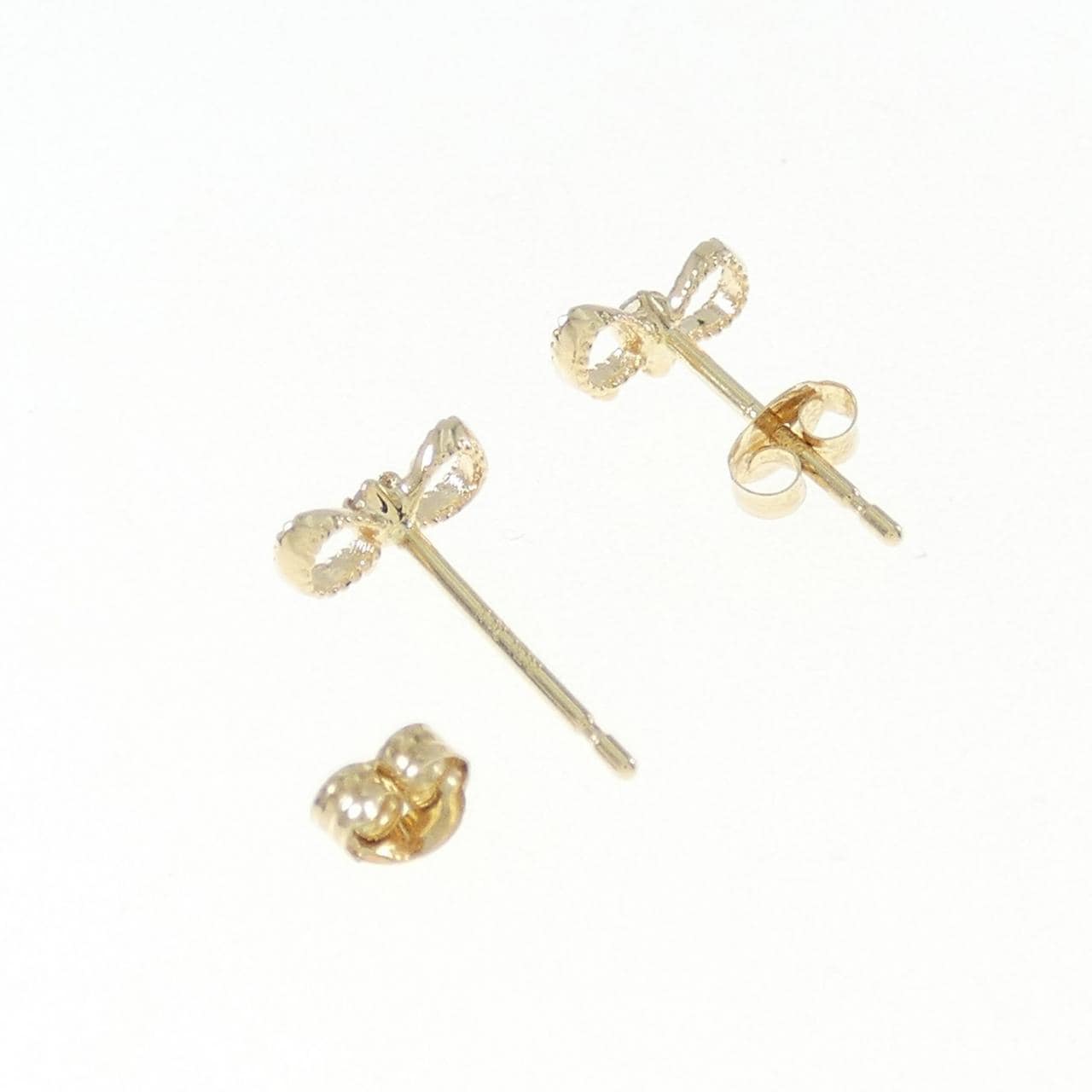 NOJESS ribbon Diamond earrings
