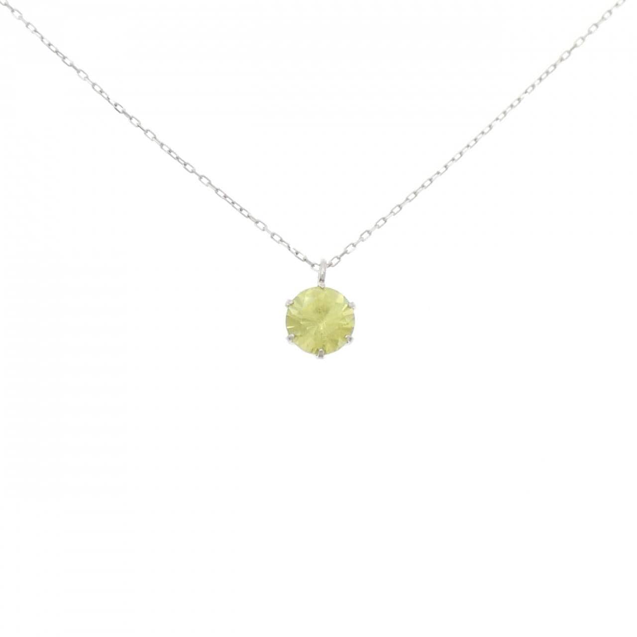 PT900/PT850 スフェーン ネックレス 0.50CT