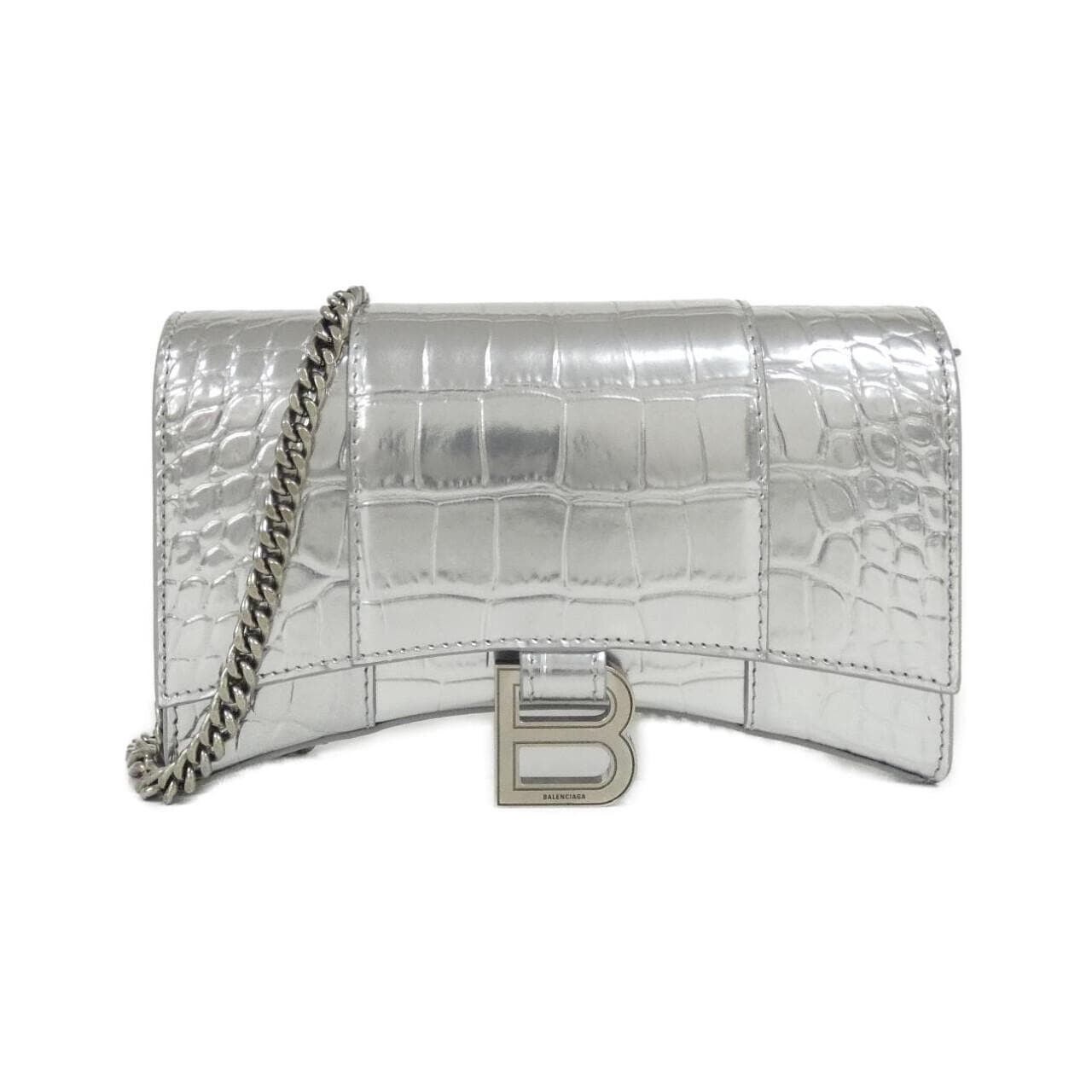 バレンシアガ アワーグラス チェーン ウォレット 656050 1S4CY チェーンウォレット