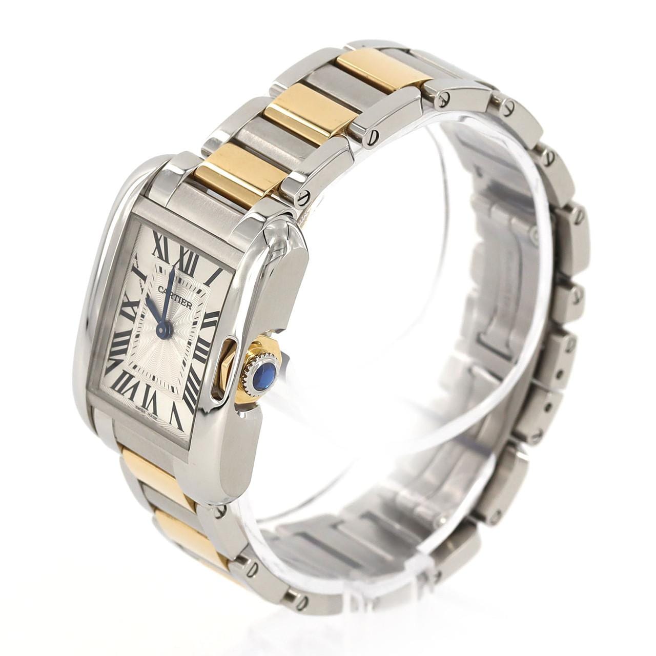 Cartier Tank Anglaise SM Combi W5310046 SSxYG石英