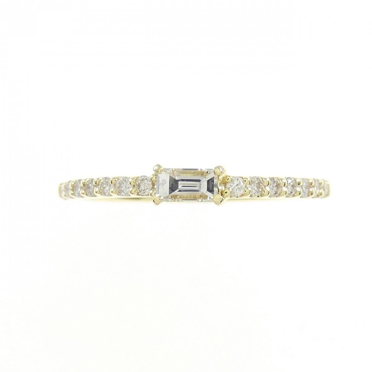 【新品】K18YG ダイヤモンド リング 0.11CT