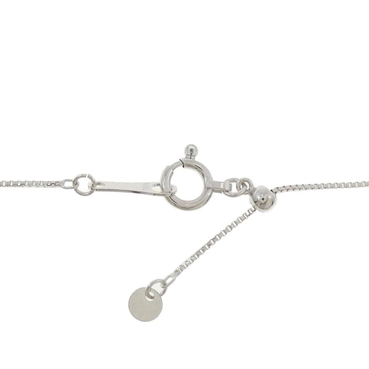 K18WG ダイヤモンド ネックレス 0.25CT