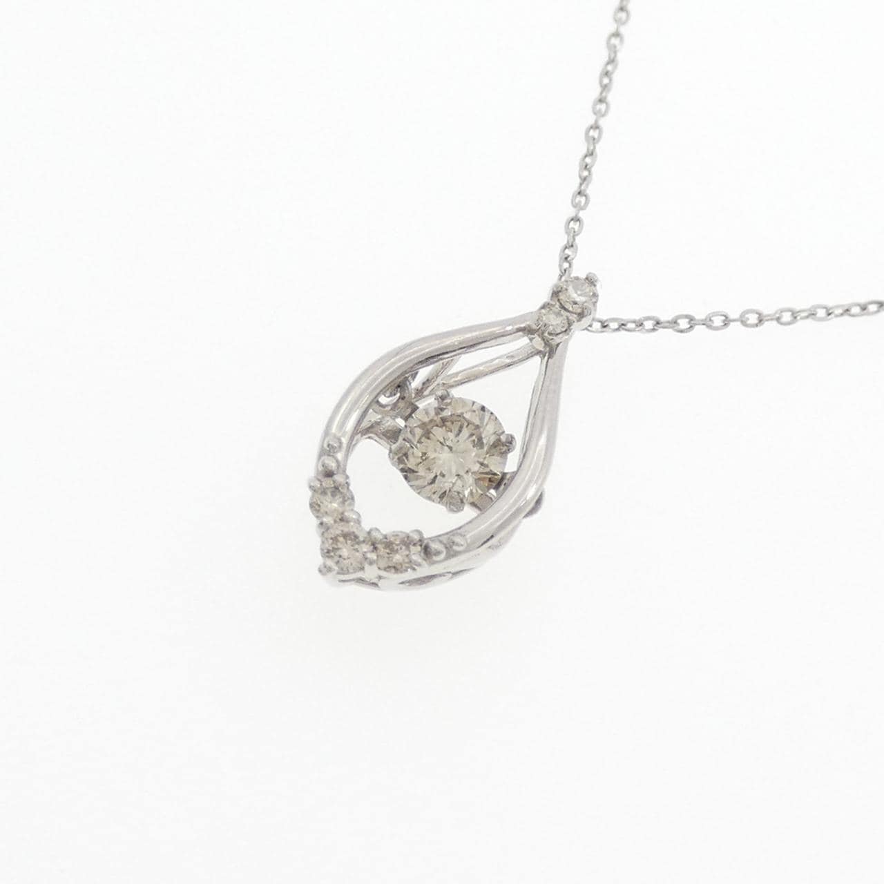 PT900/PT850 ダイヤモンド ネックレス 0.20CT
