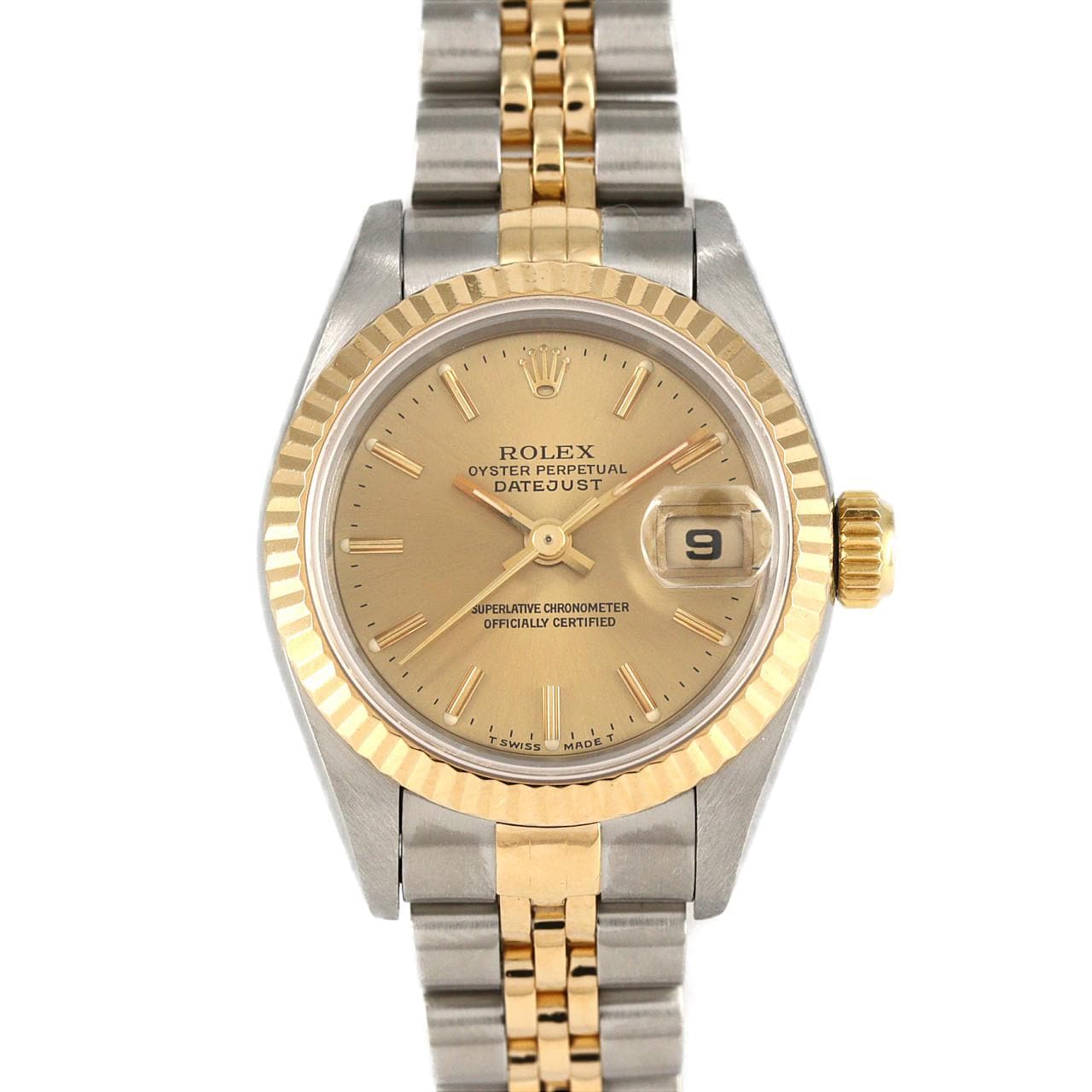 ロレックス デイトジャスト 69173 SSxYG 自動巻 W番