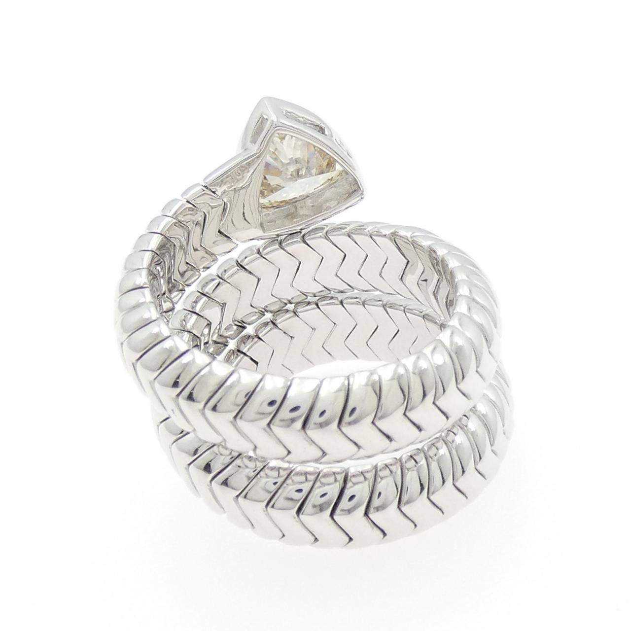 750WG钻石戒指，1.09克拉