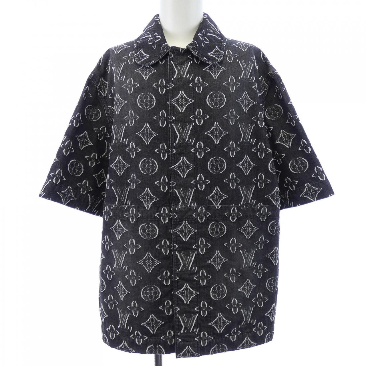 ルイヴィトン LOUIS VUITTON モノグラムショートスリーブシャンブレーシャツ HPS73WARS S／Sシャツ