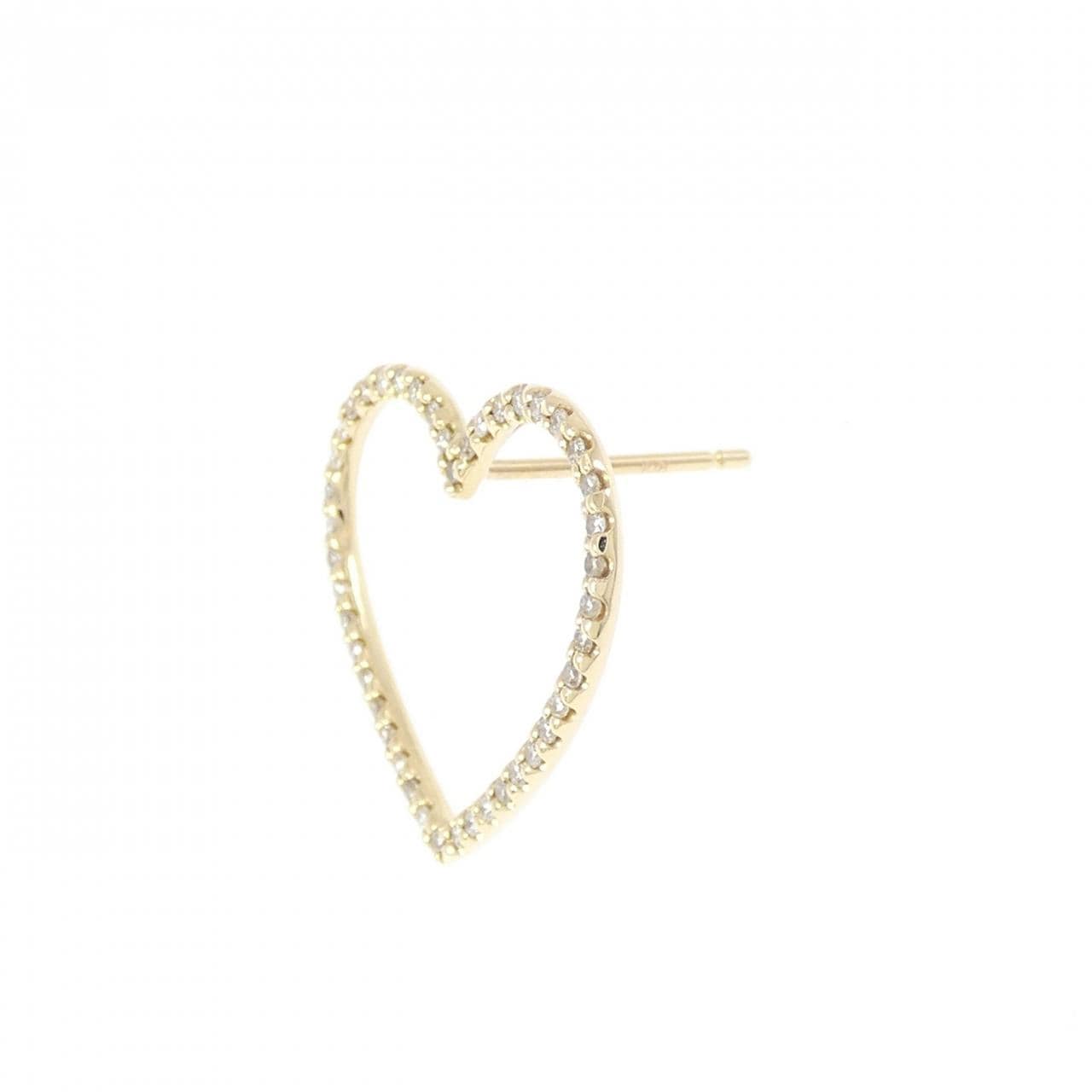 ビジュードエム オープンハート S ピアス 0.20CT 片耳