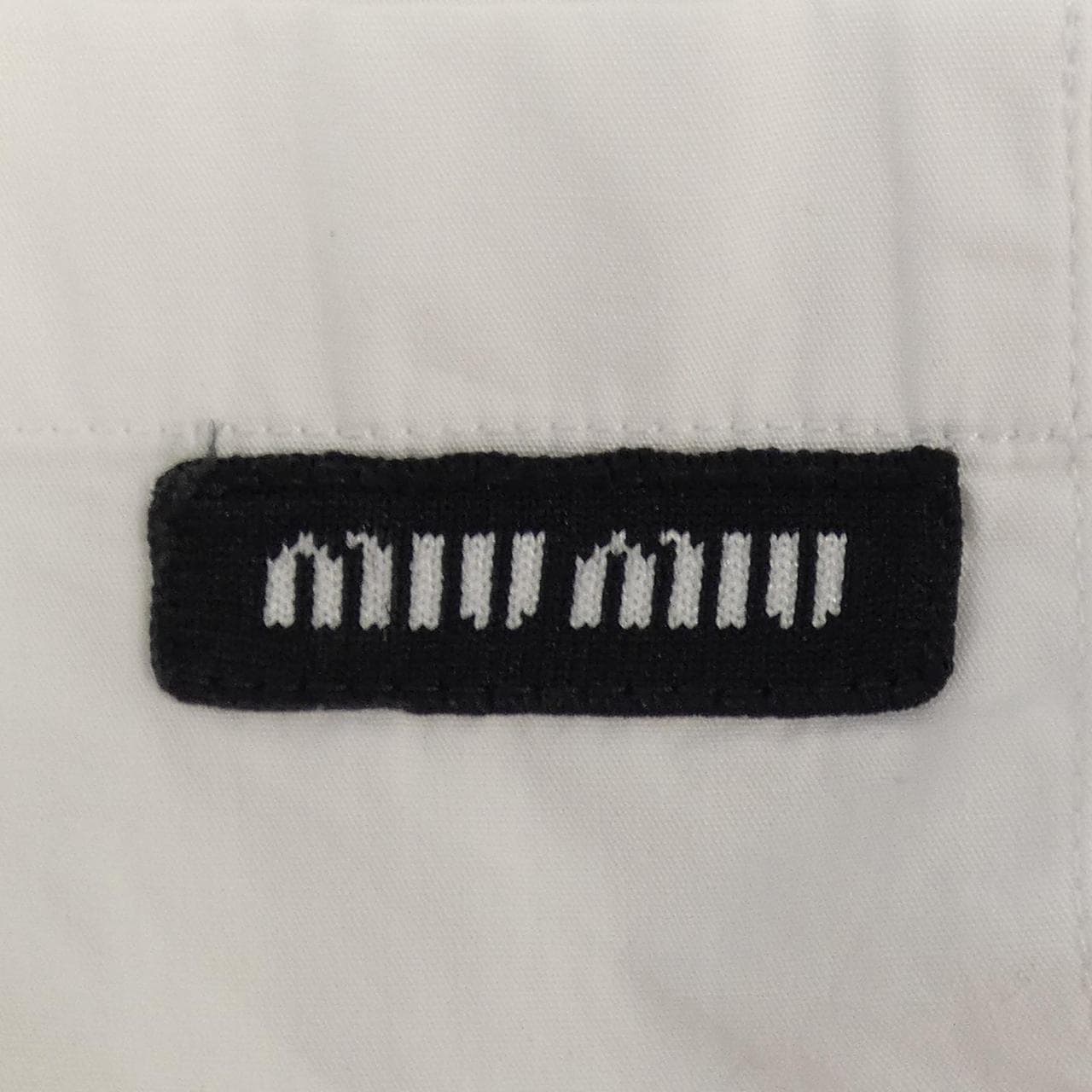 ミュウミュウ MIU MIU MIU MIU ロゴ DNA067 SOOO 10RG シャツ