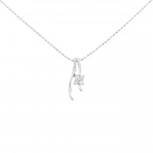 K18WG ダイヤモンド ネックレス 0.08CT