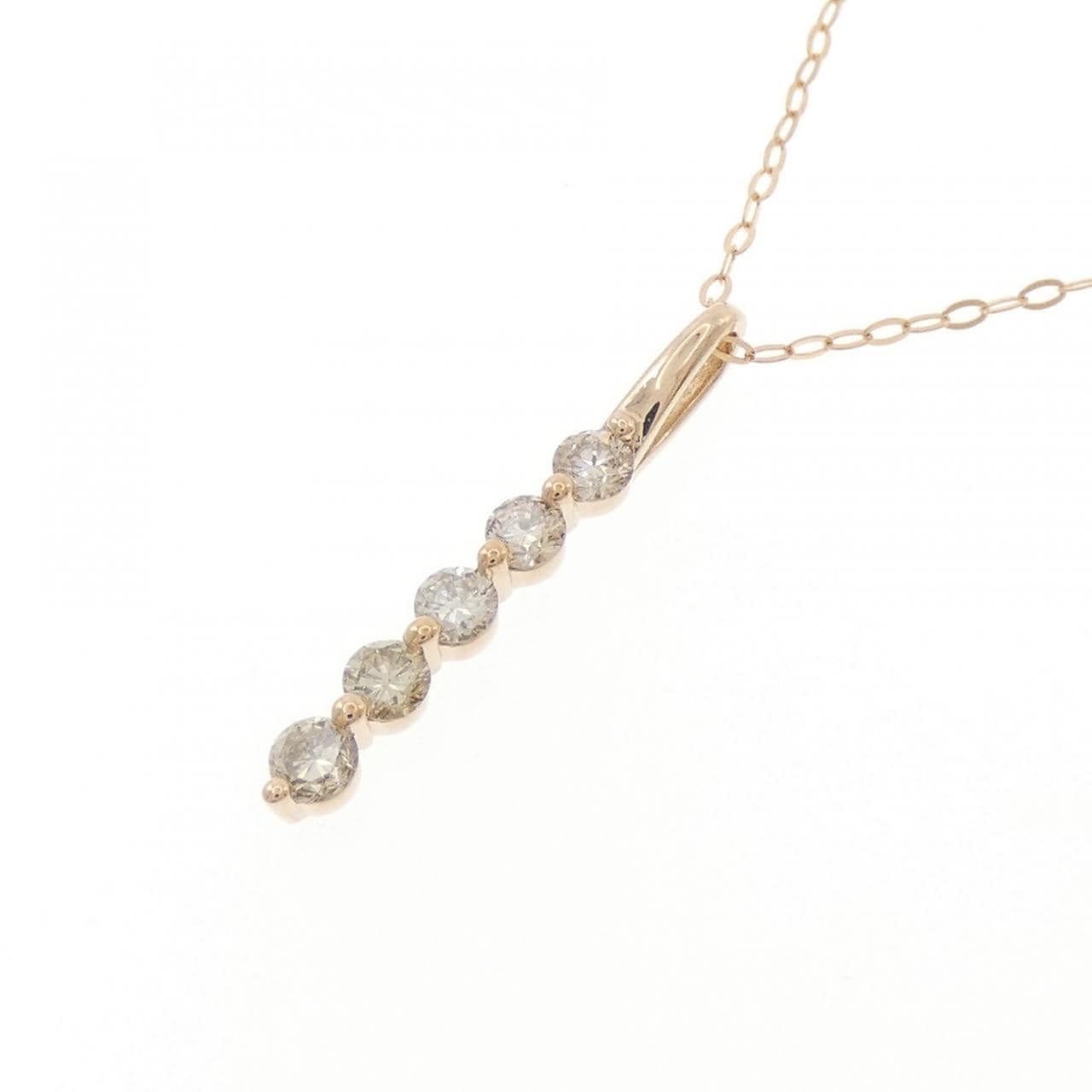 ジーエスティービー ダイヤモンド ネックレス 0.30CT