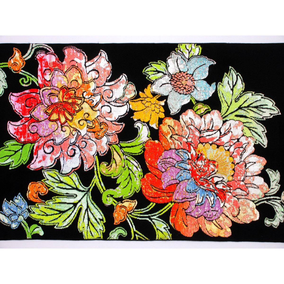 Tatshumura藏作品 大牡丹金錦腰帶 原創腰帶