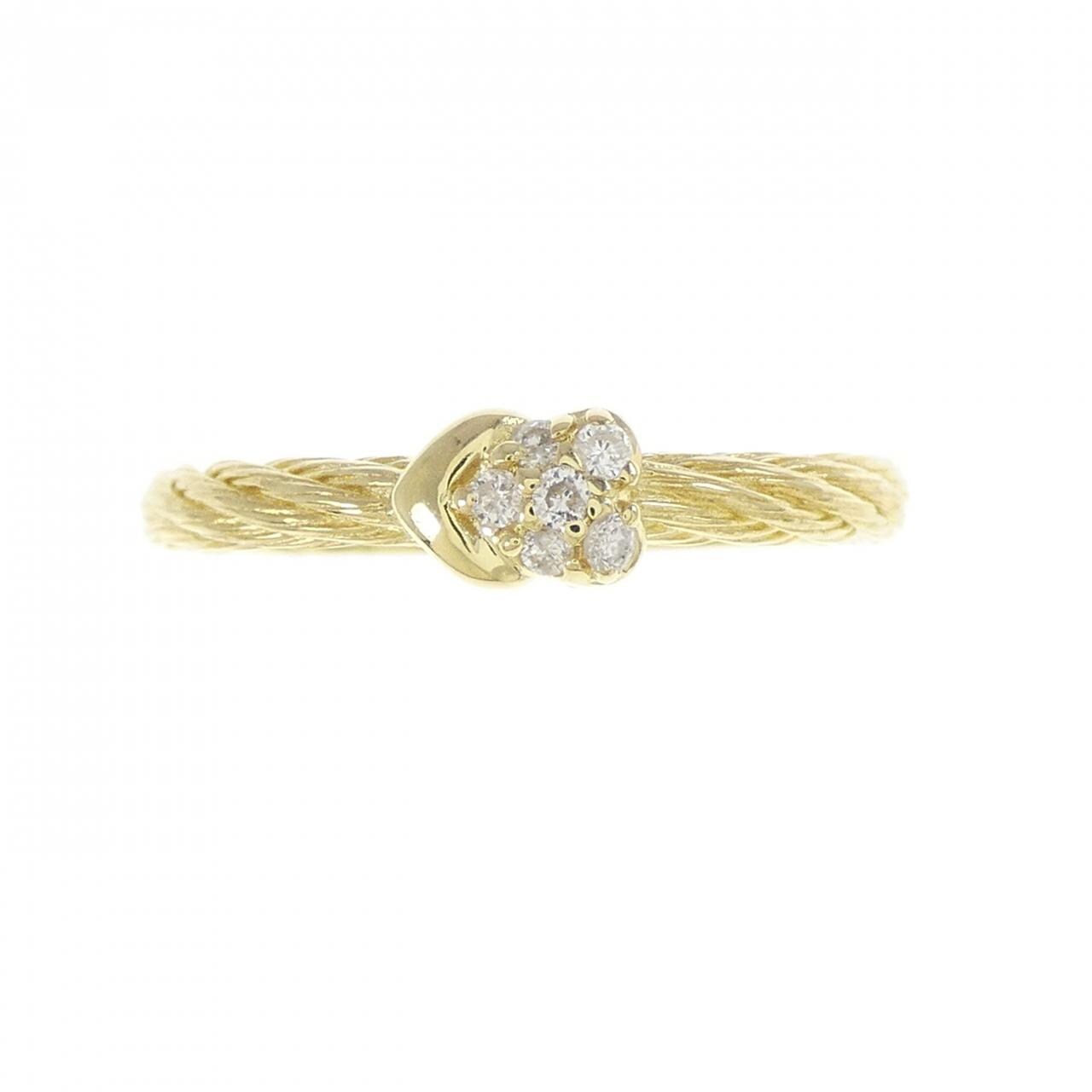 K18YG ダイヤモンド リング 0.08CT