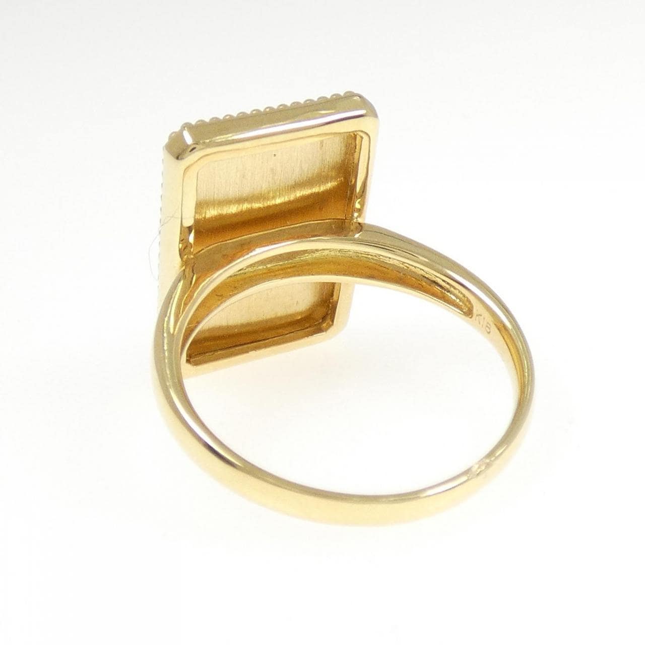 【新品】K18YG ダイヤモンド リング 0.12CT