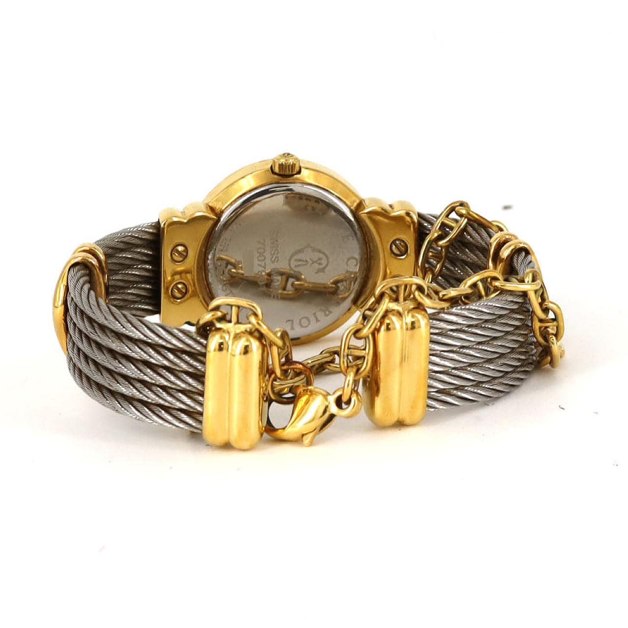 [現況折讓價] PHILIPPE CHARRIOL Saint-Tropez 組合式 12 孔 7007901 不鏽鋼 x 黃色石英