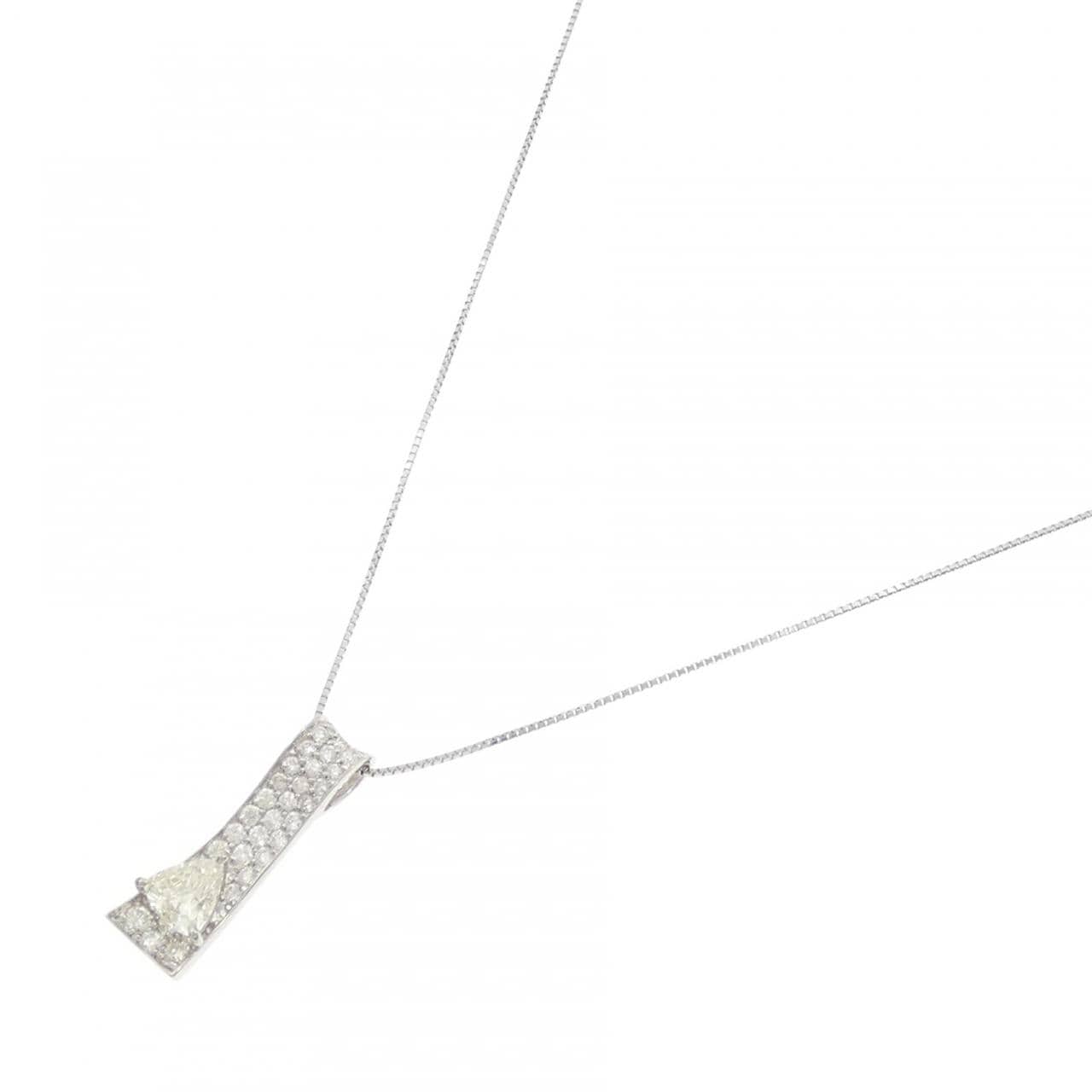 PT900/PT850 パヴェ ダイヤモンド ネックレス 1.063CT