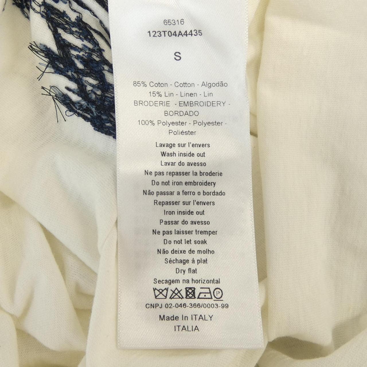 クリスチャンディオール CHRISTIAN DIOR J'ADIOR 8 123T04A4435 Tシャツ