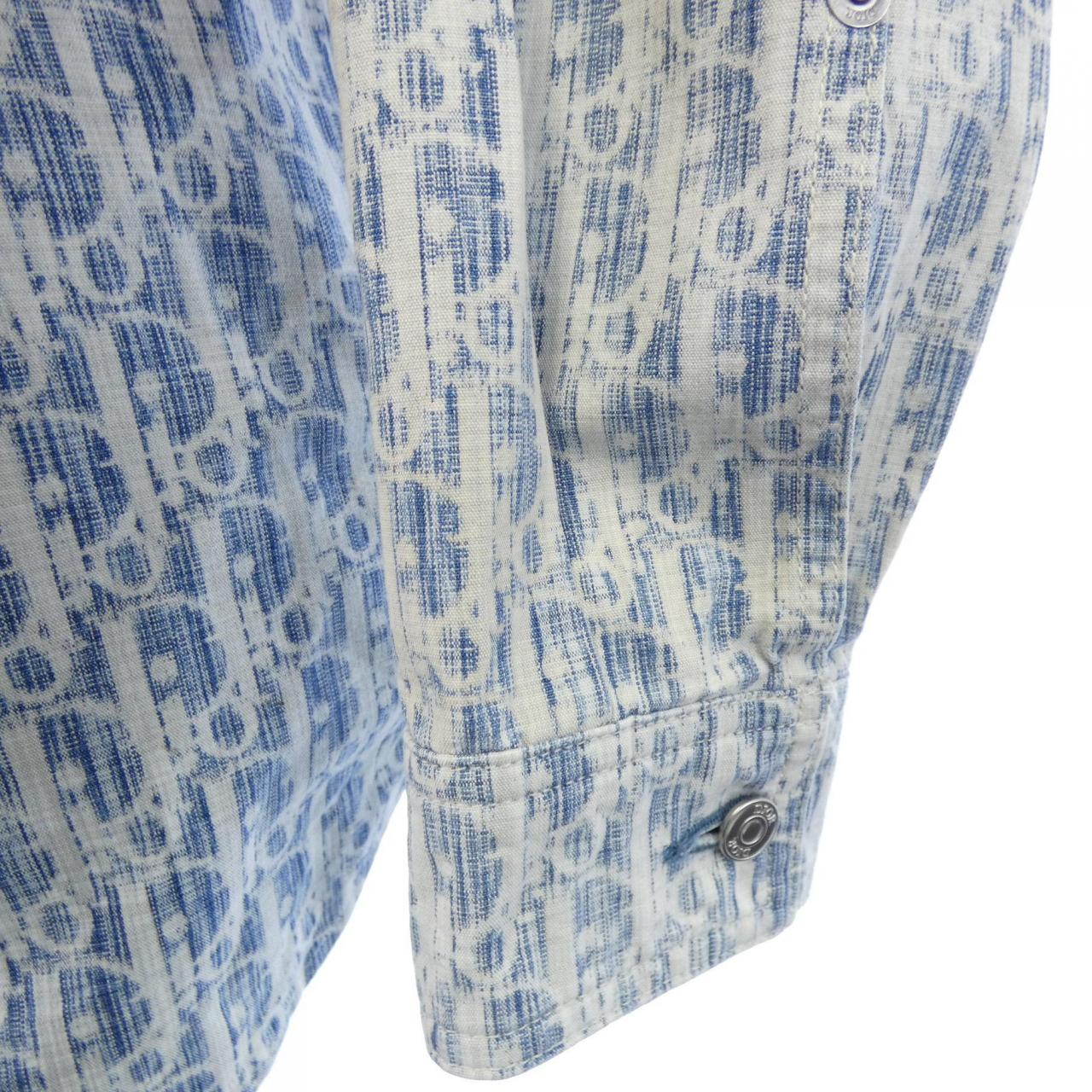 ディオール DIOR DIOR ESSENTIALS オブリークカスリコットンデニム 013D585BY989 シャツ