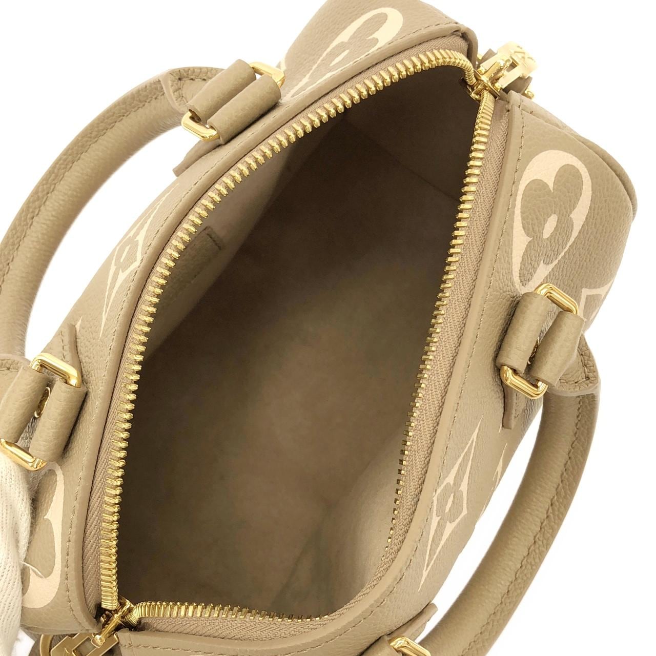 ルイヴィトン バイカラー モノグラム アンプラント スピーディ バンドリエール 20cm M46575 ボストンバッグ