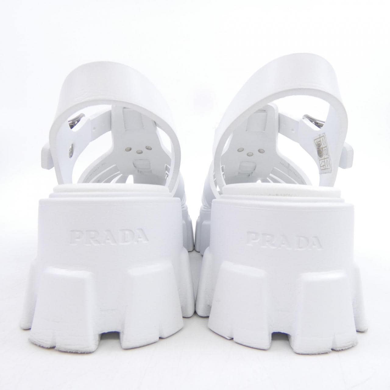 プラダ PRADA トライアングルロゴ モノリス 1X853M フォームラバー サンダル